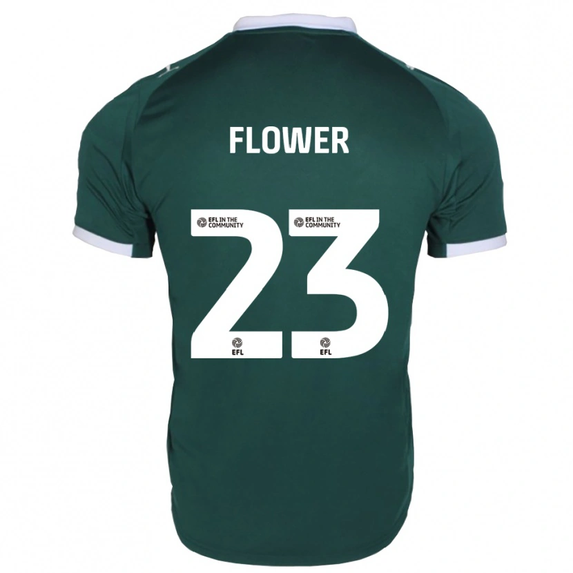 Danxen Uomo Maglia Jack Flower #23 Verde Bianco Kit Gara Home 2025/26 Maglietta