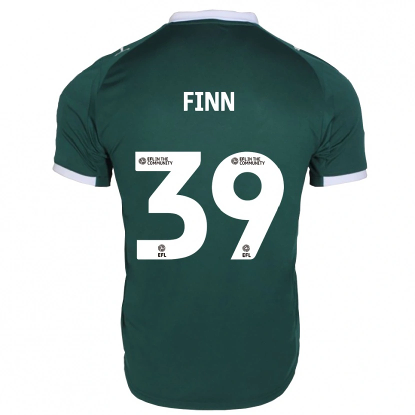 Danxen Uomo Maglia Tegan Finn #39 Verde Bianco Kit Gara Home 2025/26 Maglietta