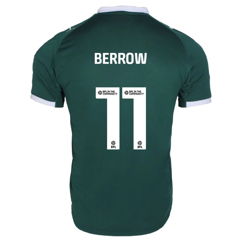 Danxen Uomo Maglia Jade Berrow #11 Verde Bianco Kit Gara Home 2025/26 Maglietta