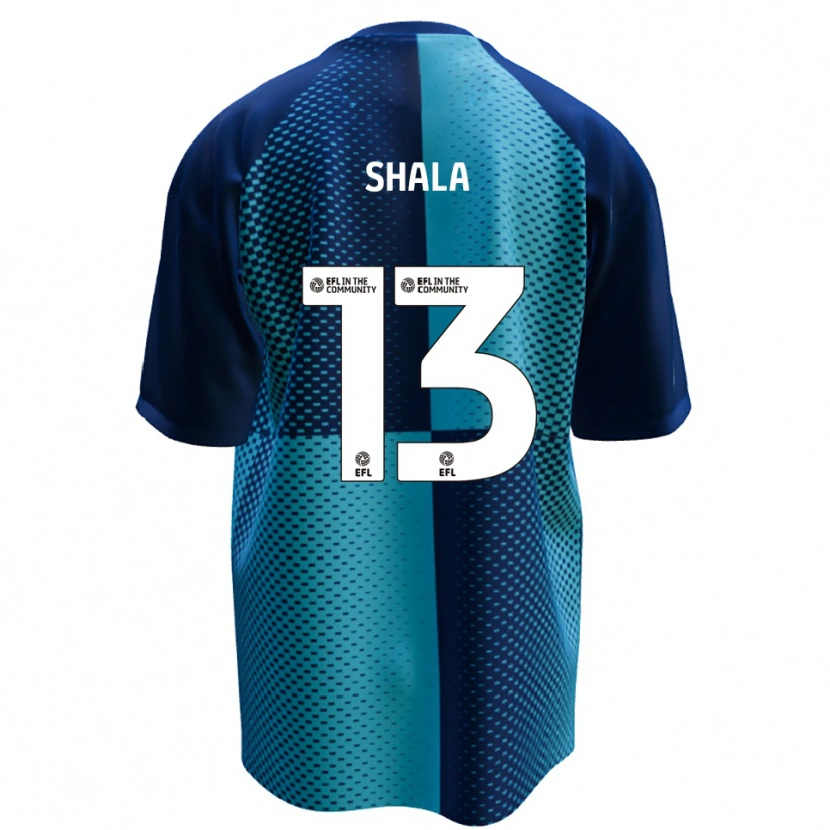 Danxen Uomo Maglia Laurence Shala #13 Blu Azzurro Kit Gara Home 2025/26 Maglietta