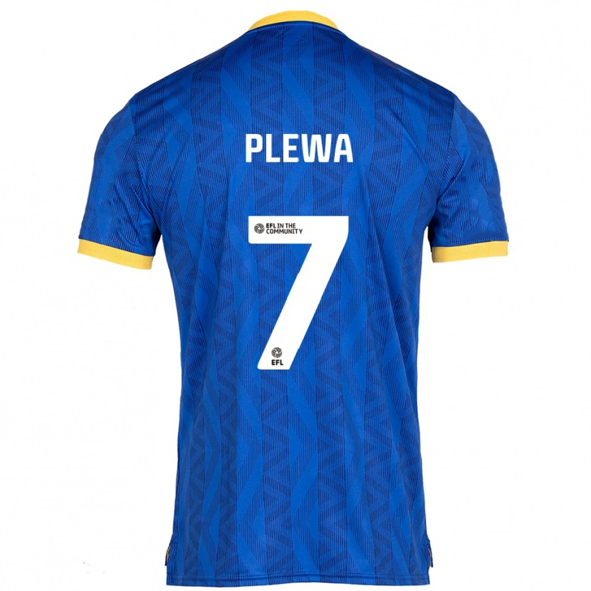 Danxen Uomo Maglia Emma Plewa #7 Blu Navy Giallo Kit Gara Home 2025/26 Maglietta
