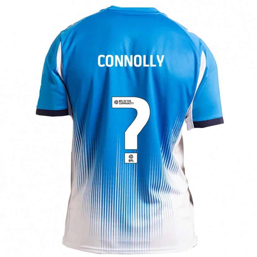 Danxen Uomo Maglia Denika Connolly #0 Blu Bianco Kit Gara Home 2025/26 Maglietta