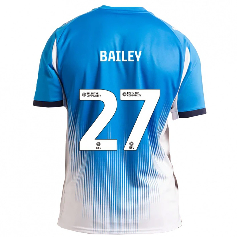 Danxen Uomo Maglia Odin Bailey #27 Blu Bianco Kit Gara Home 2025/26 Maglietta