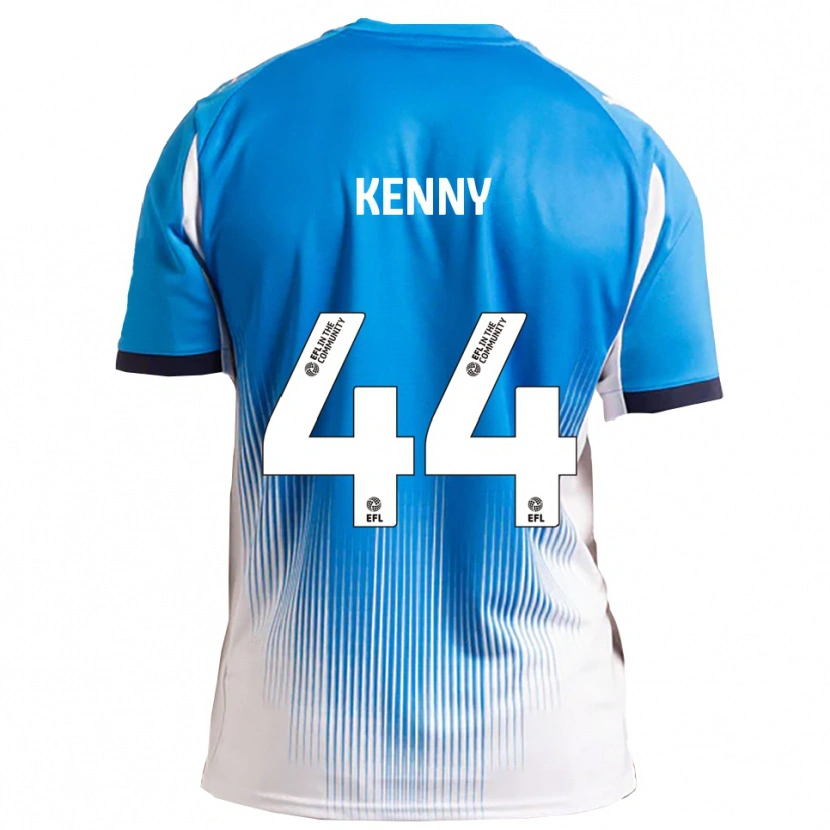 Danxen Uomo Maglia Jack Kenny #44 Blu Bianco Kit Gara Home 2025/26 Maglietta