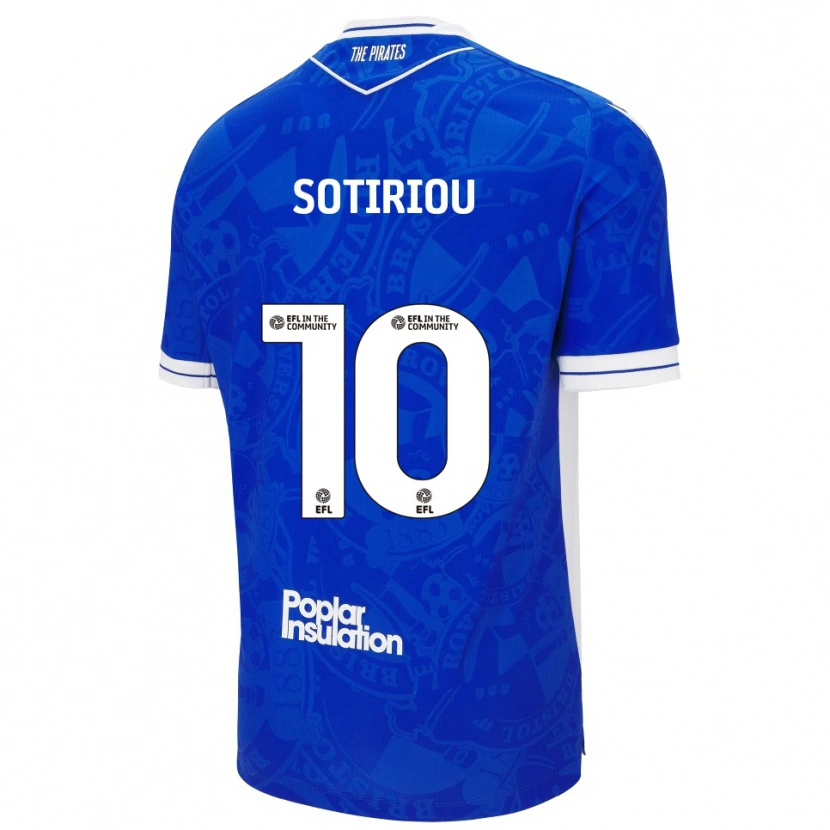 Danxen Uomo Maglia Ruel Sotiriou #10 Blu Bianco Kit Gara Home 2025/26 Maglietta