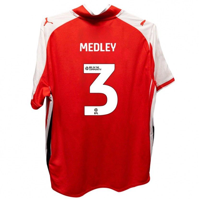 Danxen Uomo Maglia Zech Medley #3 Rosso Bianco Kit Gara Home 2025/26 Maglietta