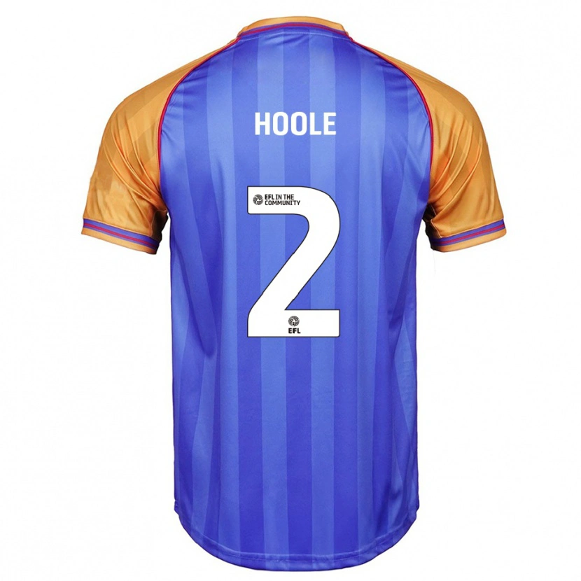 Danxen Uomo Maglia Luca Hoole #2 Blu Arancione Kit Gara Home 2025/26 Maglietta
