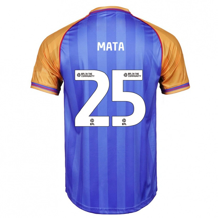 Danxen Uomo Maglia Max Mata #25 Blu Arancione Kit Gara Home 2025/26 Maglietta