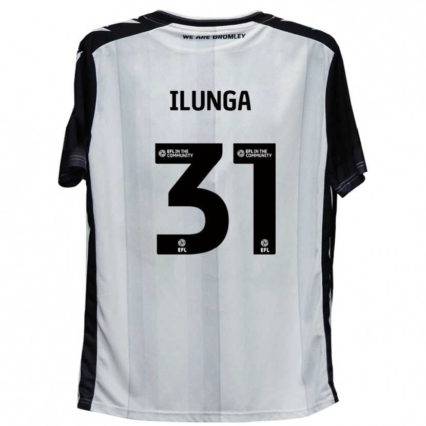 Danxen Uomo Maglia Brooklyn Ilunga #31 Bianco Nero Kit Gara Home 2025/26 Maglietta