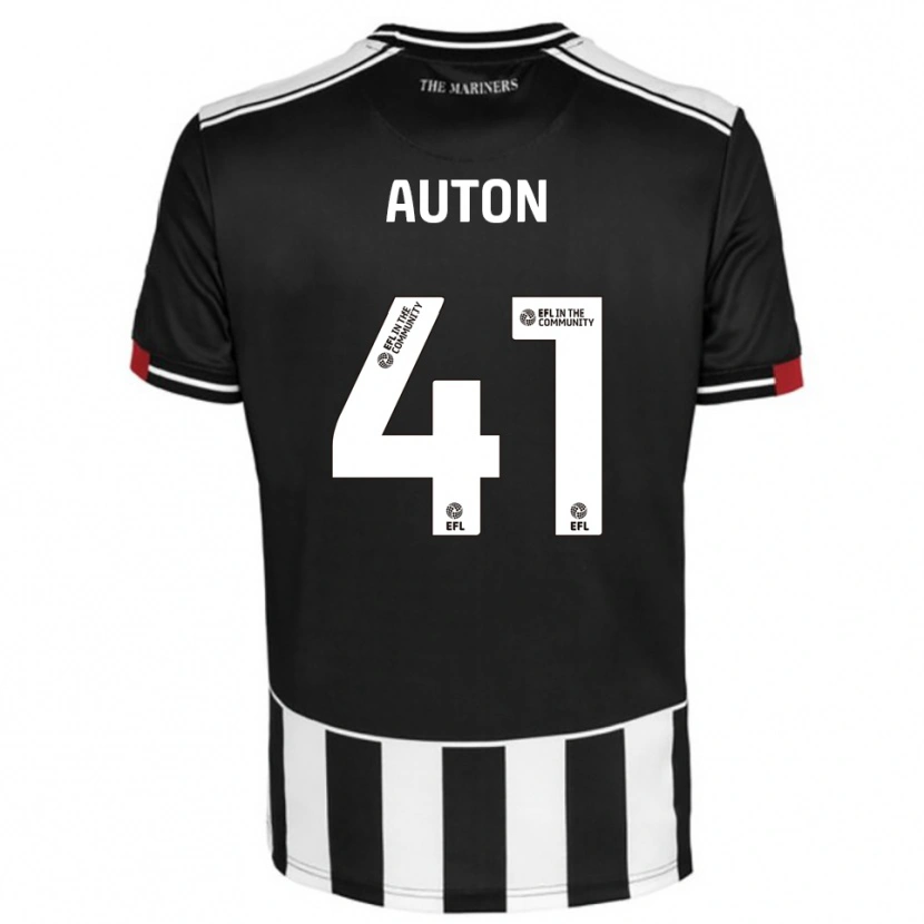 Danxen Uomo Maglia Sebastian Auton #41 Nero Bianco Rosso Kit Gara Home 2025/26 Maglietta