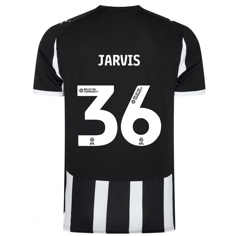 Danxen Uomo Maglia Will Jarvis #36 Nero Bianco Kit Gara Home 2025/26 Maglietta