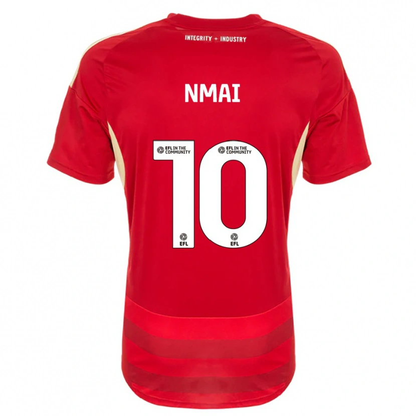 Danxen Uomo Maglia Kelly Nmai #10 Rosso Bianco Kit Gara Home 2025/26 Maglietta