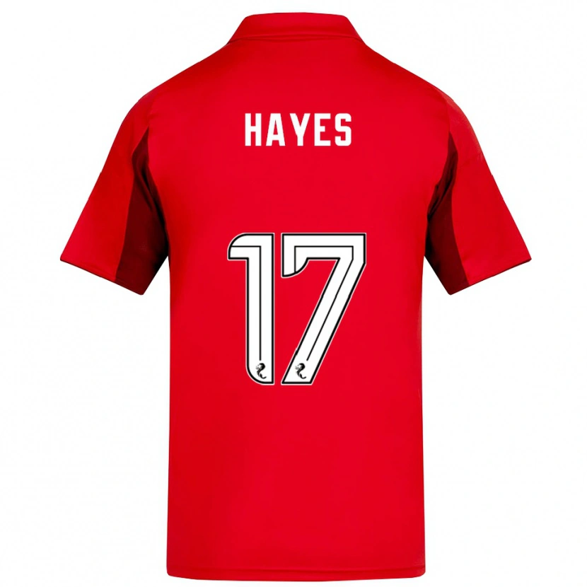 Danxen Uomo Maglia Jonny Hayes #17 Rosso Bordeaux Kit Gara Home 2025/26 Maglietta