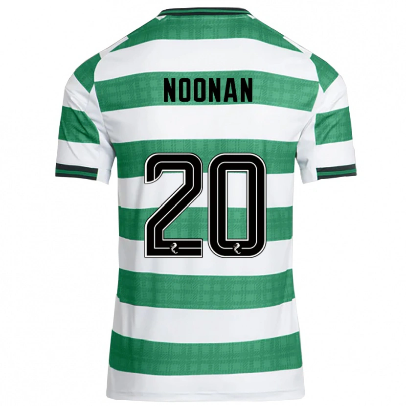 Danxen Uomo Maglia Saoirse Noonan #20 Verde Bianco Kit Gara Home 2025/26 Maglietta