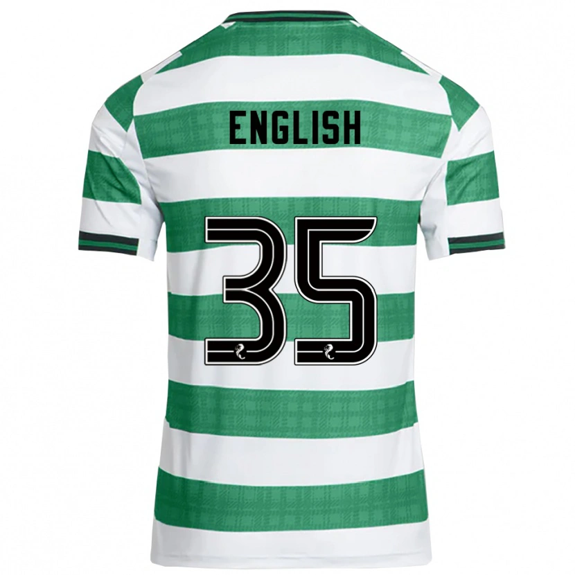 Danxen Uomo Maglia Isaac English #35 Verde Bianco Kit Gara Home 2025/26 Maglietta