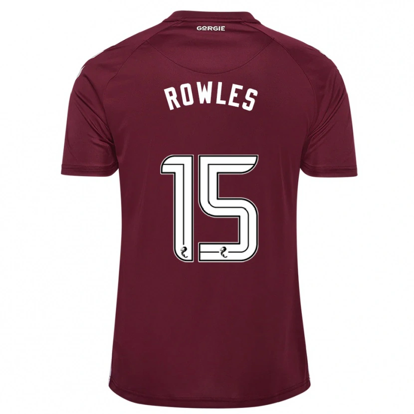 Danxen Uomo Maglia Kye Rowles #15 Bordeaux Bianco Kit Gara Home 2025/26 Maglietta