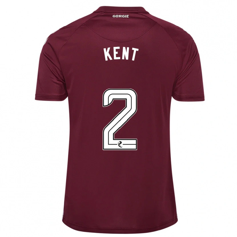 Danxen Uomo Maglia Frankie Kent #2 Bordeaux Bianco Kit Gara Home 2025/26 Maglietta