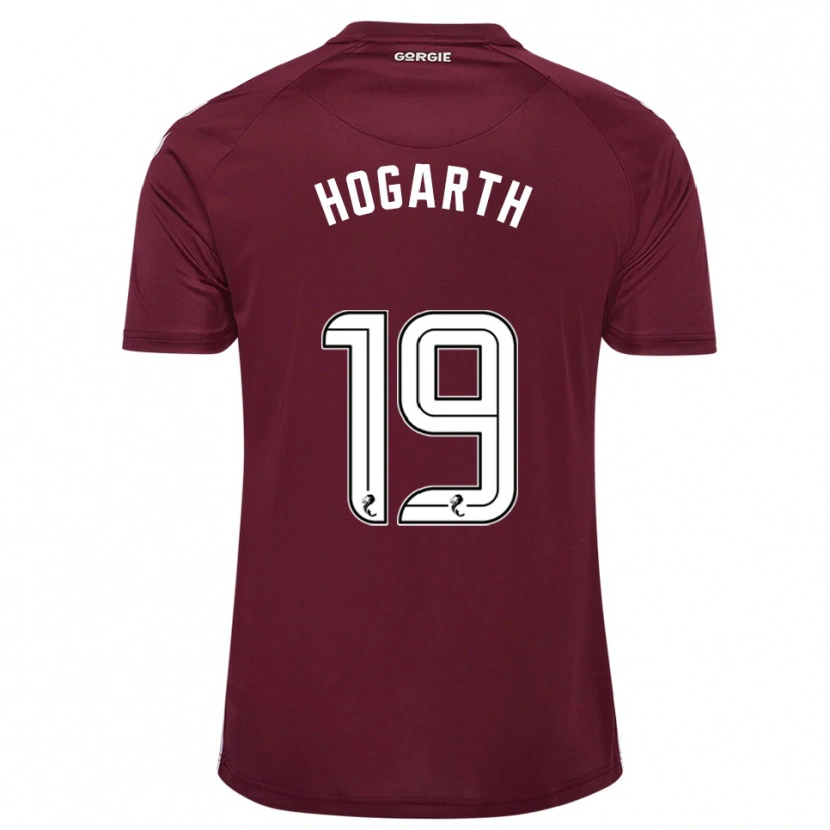 Danxen Uomo Maglia Taylor Hogarth #19 Bordeaux Bianco Kit Gara Home 2025/26 Maglietta