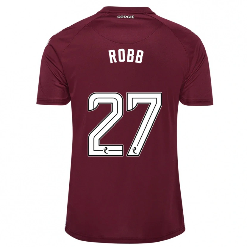 Danxen Uomo Maglia Callen Robb #27 Bordeaux Bianco Kit Gara Home 2025/26 Maglietta