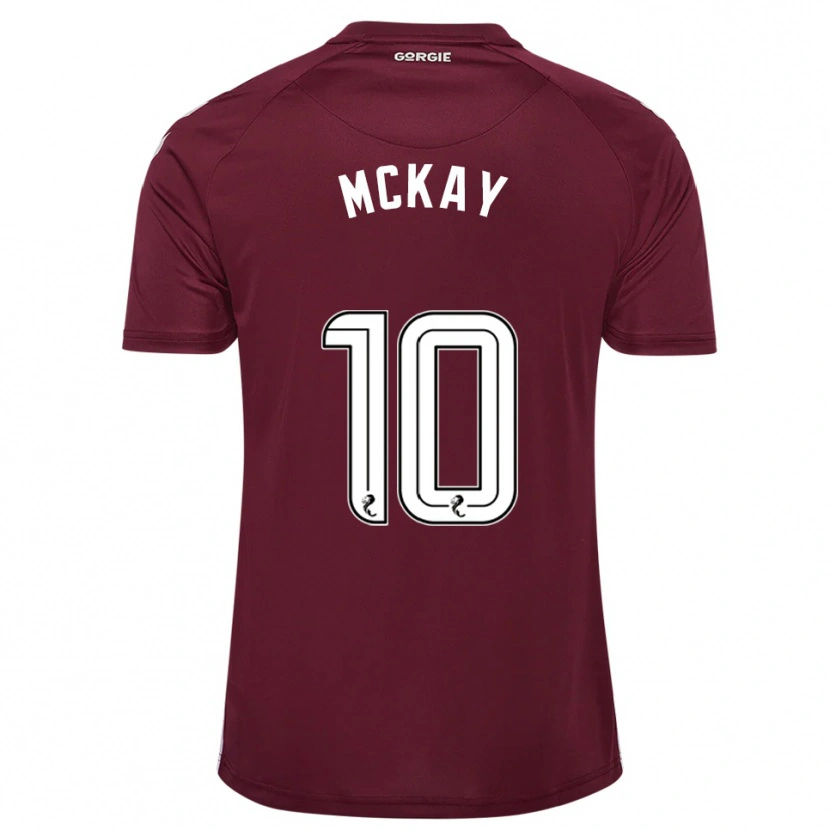 Danxen Uomo Maglia Barrie Mckay #10 Bordeaux Bianco Kit Gara Home 2025/26 Maglietta
