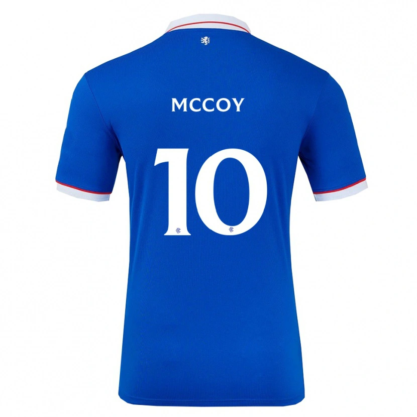 Danxen Uomo Maglia Kayla Mccoy #10 Blu Bianco Kit Gara Home 2025/26 Maglietta