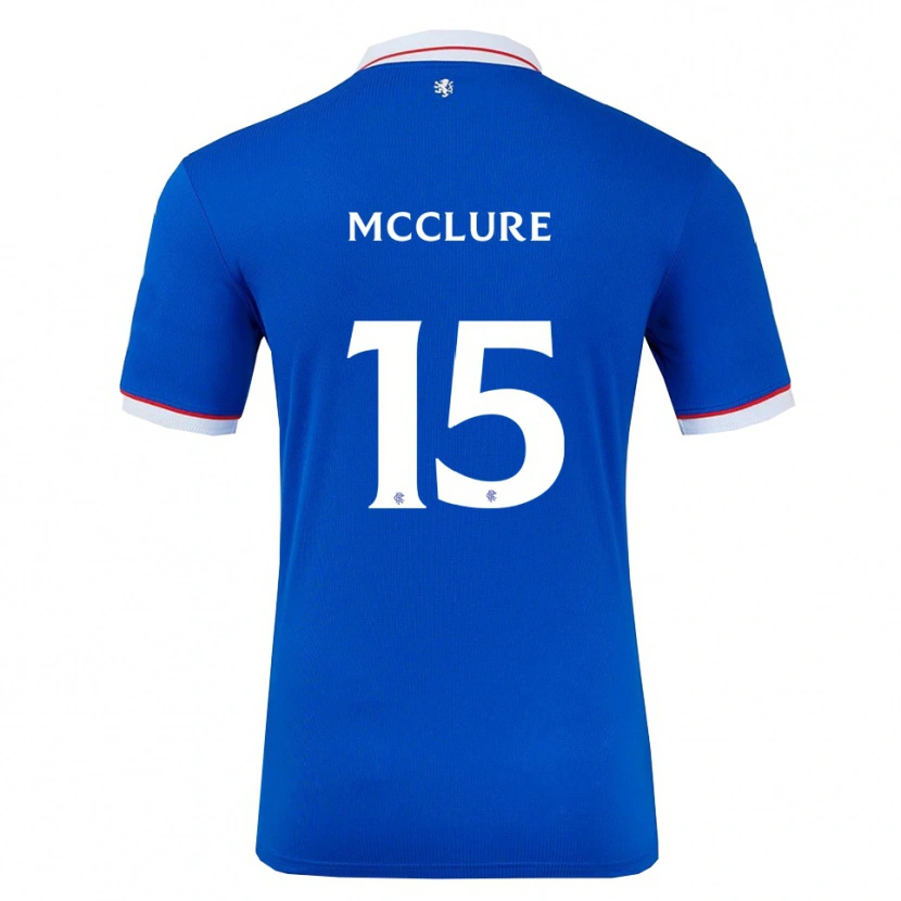 Danxen Uomo Maglia Blaine Mcclure #15 Blu Bianco Kit Gara Home 2025/26 Maglietta