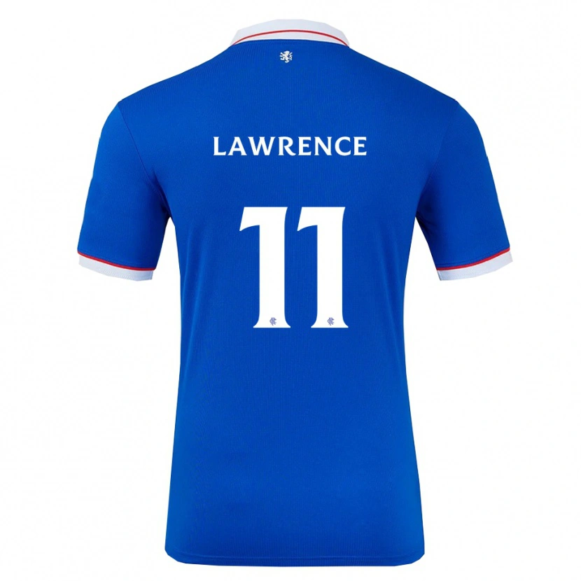 Danxen Uomo Maglia Tom Lawrence #11 Blu Bianco Kit Gara Home 2025/26 Maglietta