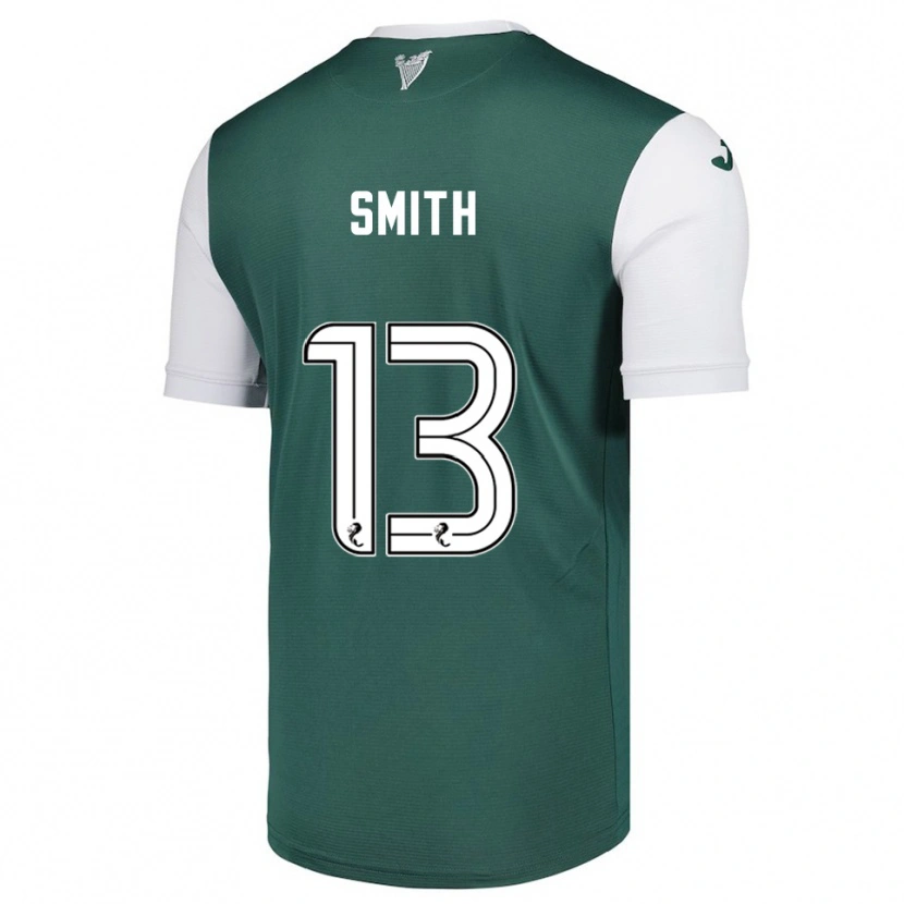Danxen Uomo Maglia Jordan Smith #13 Verde Bianco Kit Gara Home 2025/26 Maglietta