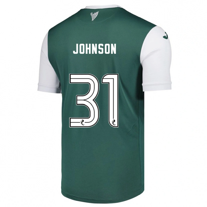 Danxen Uomo Maglia Murray Johnson #31 Verde Bianco Kit Gara Home 2025/26 Maglietta
