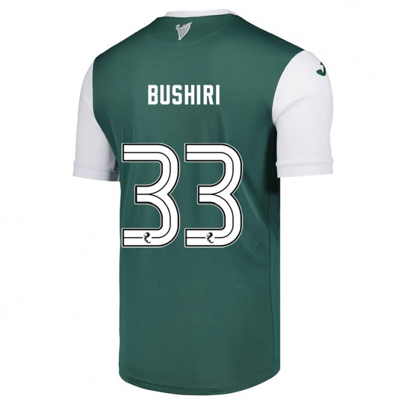 Danxen Uomo Maglia Rocky Bushiri #33 Verde Bianco Kit Gara Home 2025/26 Maglietta