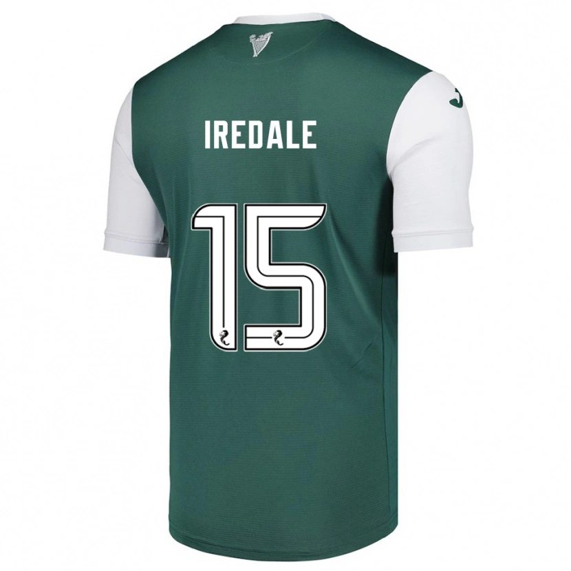 Danxen Uomo Maglia Jack Iredale #15 Verde Bianco Kit Gara Home 2025/26 Maglietta
