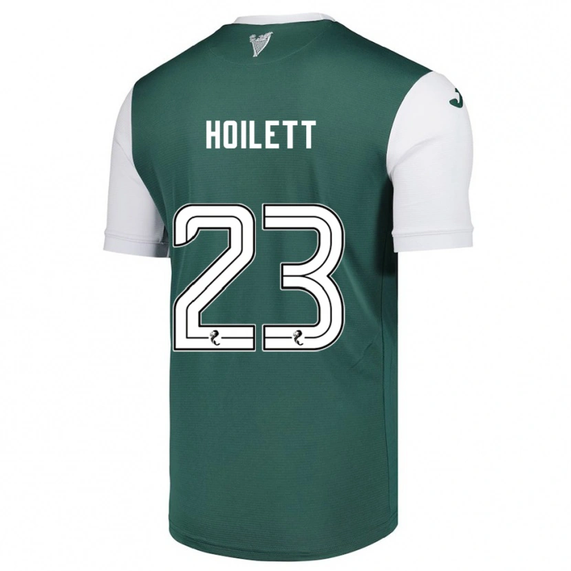 Danxen Uomo Maglia Junior Hoilett #23 Verde Bianco Kit Gara Home 2025/26 Maglietta