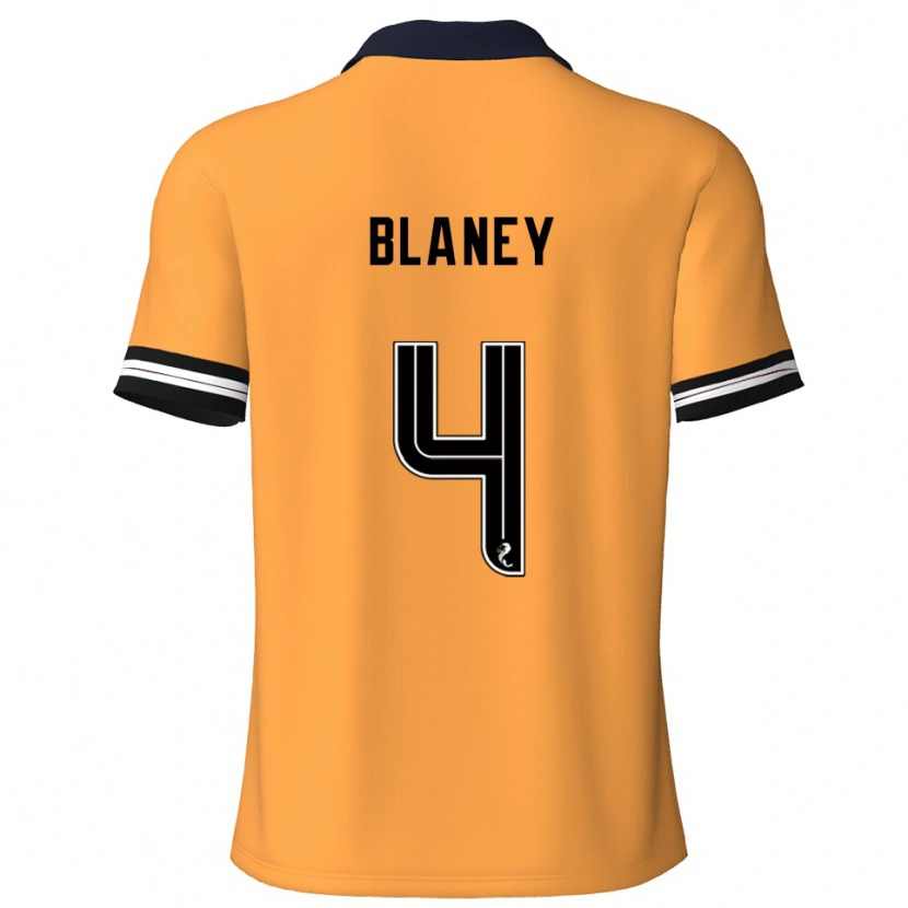 Danxen Uomo Maglia Shane Blaney #4 Giallo Nero Kit Gara Home 2025/26 Maglietta