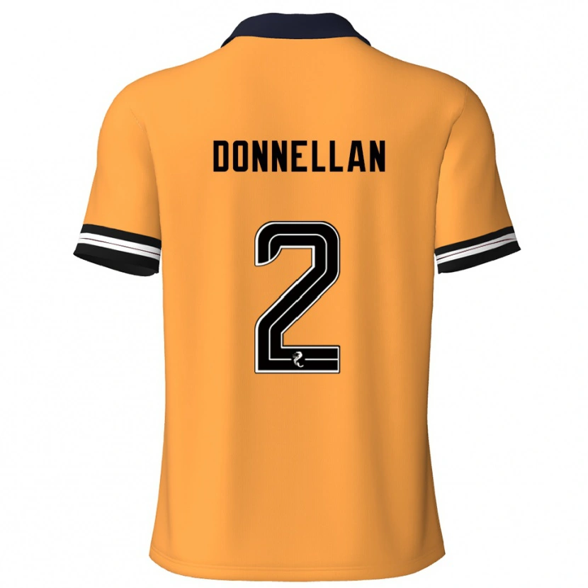 Danxen Uomo Maglia Shaun Donnellan #2 Giallo Nero Kit Gara Home 2025/26 Maglietta
