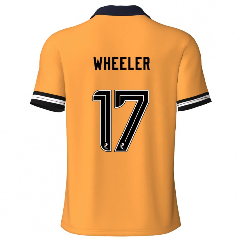 Danxen Uomo Maglia Jessica Wheeler #17 Giallo Nero Kit Gara Home 2025/26 Maglietta