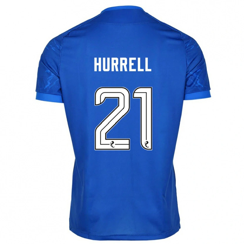 Danxen Uomo Maglia Olivia Hurrell #21 Blu Bianco Kit Gara Home 2025/26 Maglietta