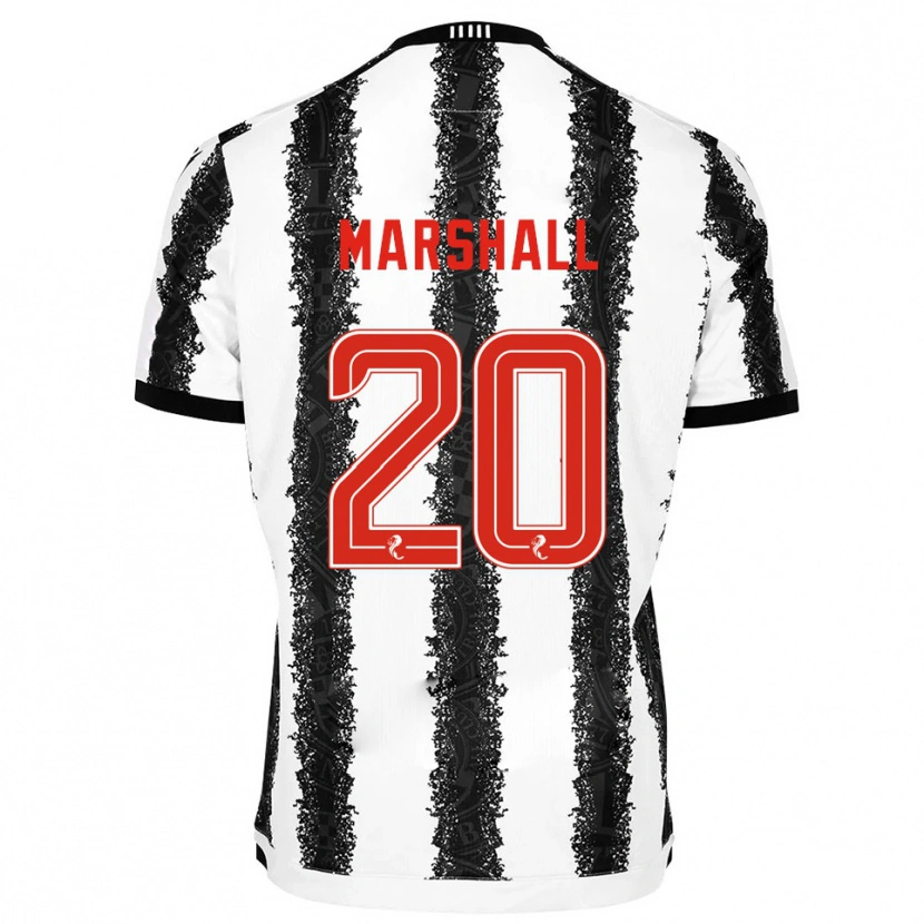 Danxen Uomo Maglia Lewis Marshall #20 Bianco Nero Kit Gara Home 2025/26 Maglietta