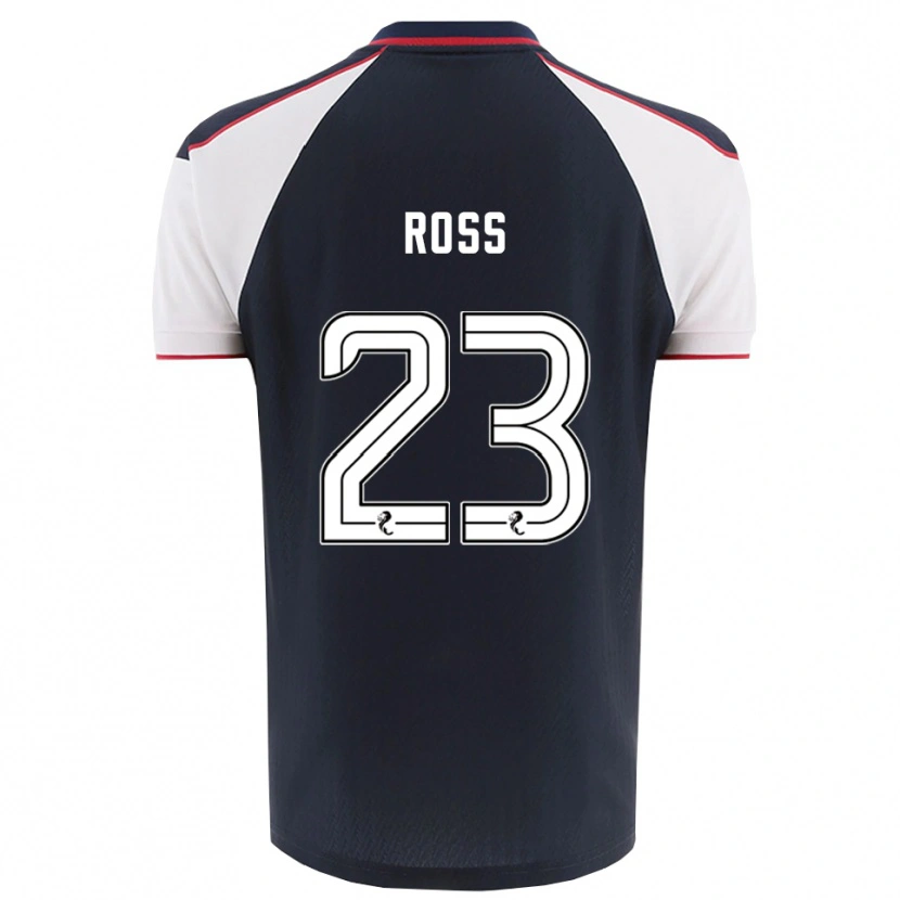 Danxen Uomo Maglia Ethan Ross #23 Blu Navy Bianco Kit Gara Home 2025/26 Maglietta