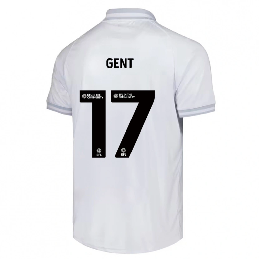 Danxen Uomo Maglia Georgie Gent #17 Bianco Grigio Nero Kit Gara Away 2025/26 Maglietta