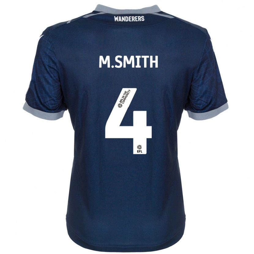 Danxen Uomo Maglia Millicent Smith #4 Blu Navy Grigio Kit Gara Away 2025/26 Maglietta