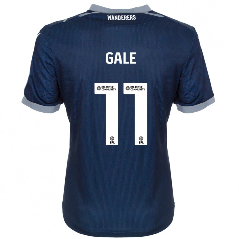 Danxen Uomo Maglia Thierry Gale #11 Blu Navy Grigio Kit Gara Away 2025/26 Maglietta