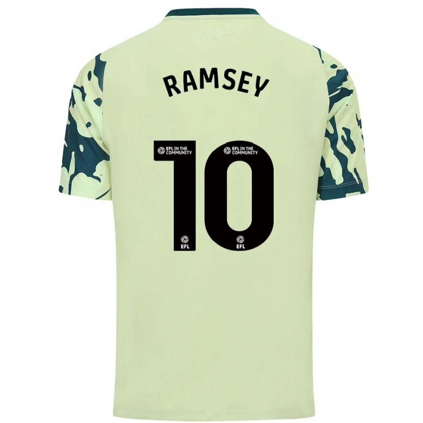 Danxen Uomo Maglia Aaron Ramsey #10 Verde Scuro Kit Gara Away 2025/26 Maglietta