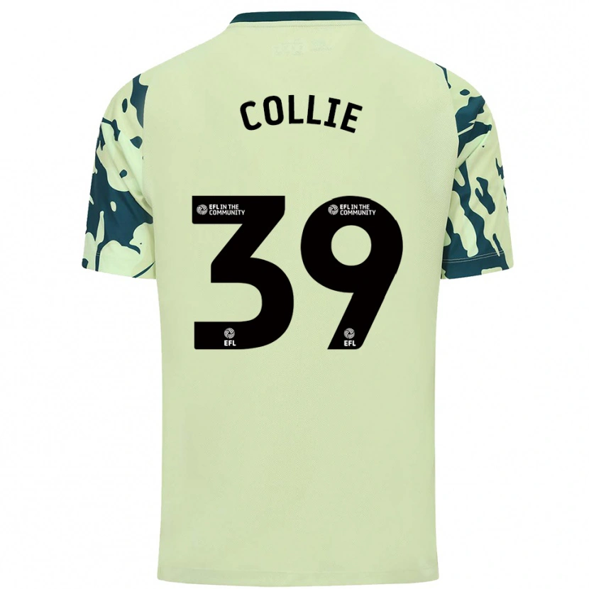 Danxen Uomo Maglia Eliza Collie #39 Verde Scuro Kit Gara Away 2025/26 Maglietta