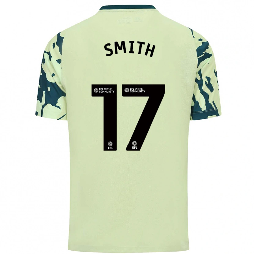 Danxen Uomo Maglia Hollie Smith #17 Verde Scuro Kit Gara Away 2025/26 Maglietta
