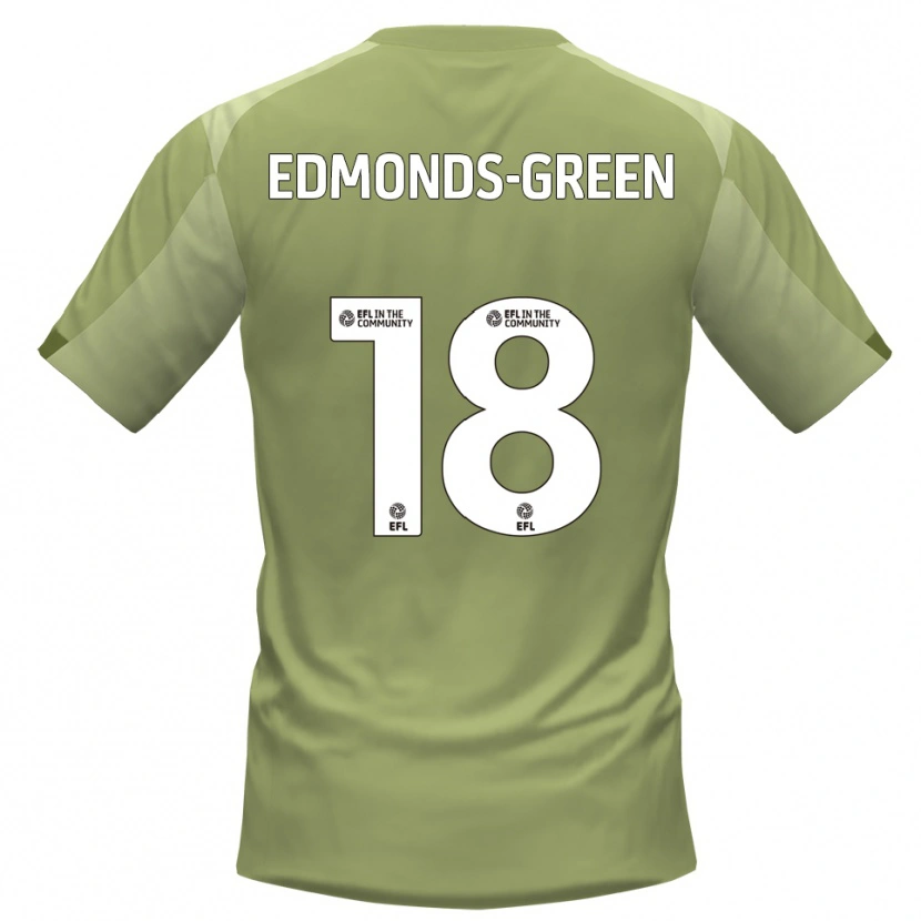 Danxen Uomo Maglia Rarmani Edmonds-Green #18 Salvia Champagne Kit Gara Away 2025/26 Maglietta