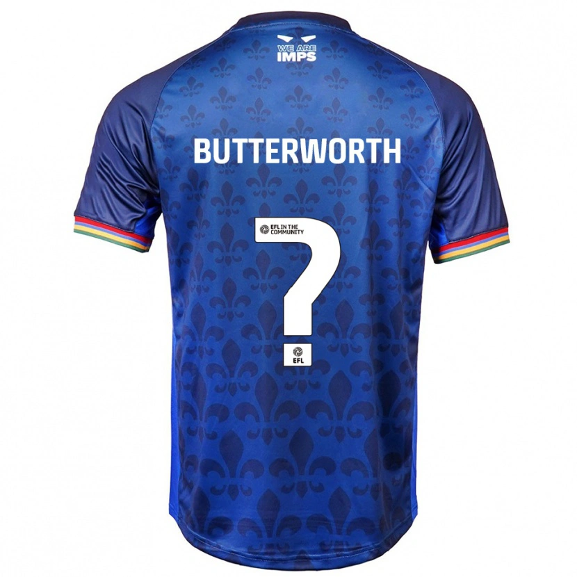 Danxen Uomo Maglia Lexie Butterworth #0 Blu Navy Kit Gara Away 2025/26 Maglietta