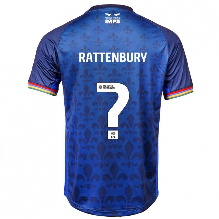 Danxen Uomo Maglia Freya Rattenbury #0 Blu Navy Kit Gara Away 2025/26 Maglietta