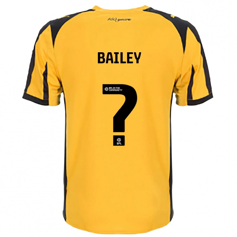 Danxen Uomo Maglia Hollie Bailey #0 Arancione Nero Kit Gara Away 2025/26 Maglietta