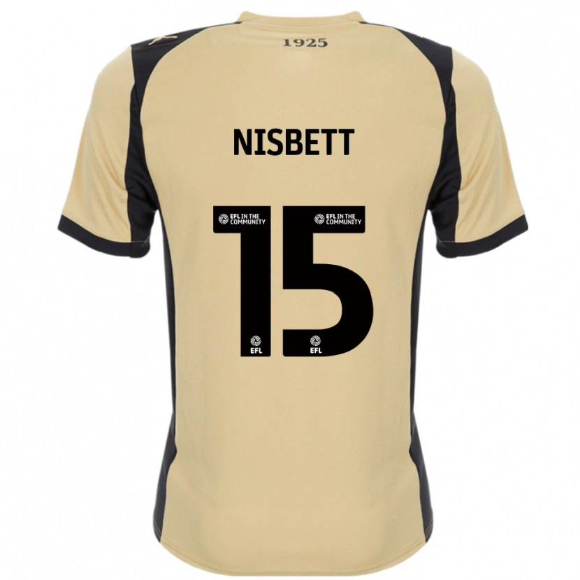 Danxen Uomo Maglia Kanye Nisbett #15 Oro Nero Kit Gara Away 2025/26 Maglietta