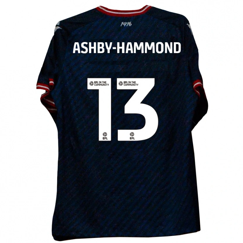 Danxen Uomo Maglia Taye Ashby-Hammond #13 Blu Navy Rosso Kit Gara Away 2025/26 Maglietta